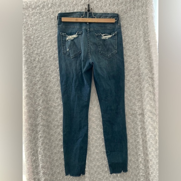 MOTHER High Waisted Looker Ankle Fray Size 28 - Picture 5 of 9